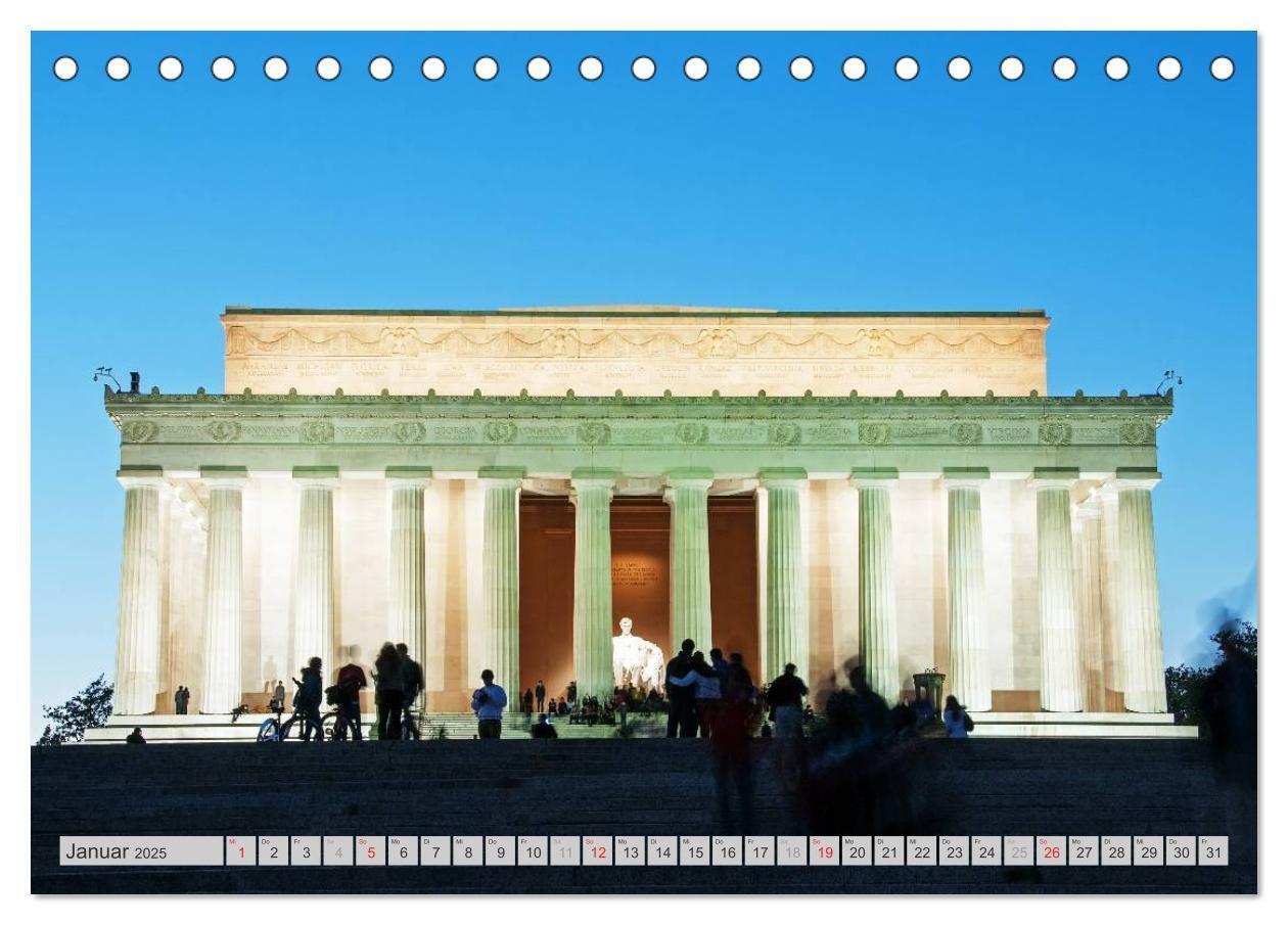 Bild: 9783435718764 | Washington D.C. (Tischkalender 2025 DIN A5 quer), CALVENDO...