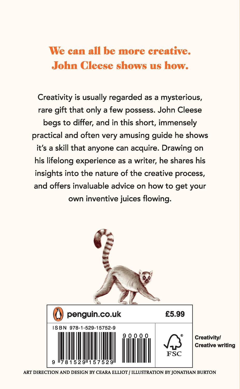 Rückseite: 9781529157529 | Creativity | A Short and Cheerful Guide | John Cleese | Taschenbuch