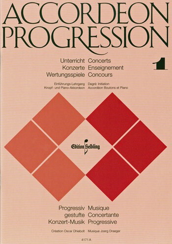 Cover: 9990050718301 | Accordeon Progression 1 | Draeger | Buch | Helbling Musikverlag