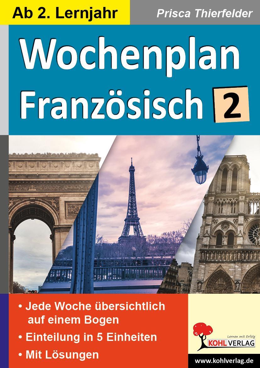 Cover: 9783966242240 | Wochenplan Französisch / ab 2. Lernjahr | Prisca Thierfelder | Buch