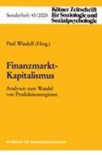 Cover: 9783531147390 | Finanzmarkt-Kapitalismus | Analysen zum Wandel von Produktionsregimen