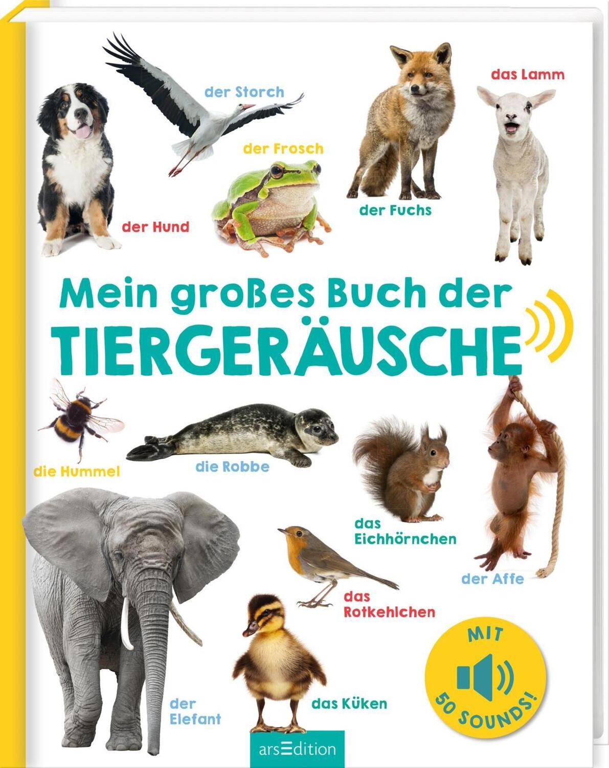 Cover: 9783845820361 | Mein großes Buch der Tiergeräusche | Buch | Hardcover mit Sound | 2017