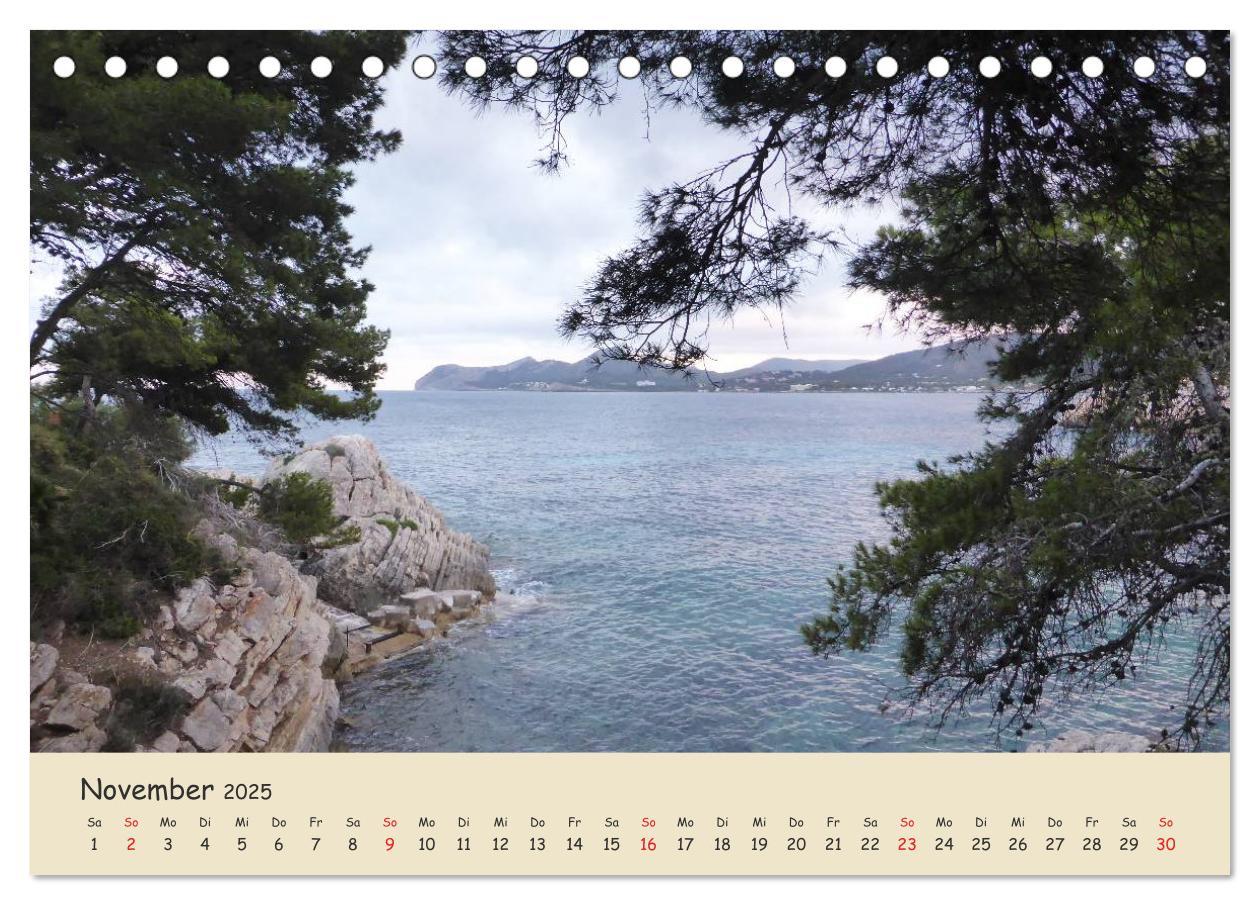 Bild: 9783435681426 | Cala Ratjada (Tischkalender 2025 DIN A5 quer), CALVENDO Monatskalender