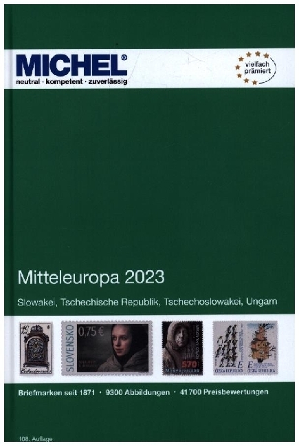 Cover: 9783954024520 | Mitteleuropa 2023 | Europa Teil 2 | MICHEL-Redaktion | Buch | 832 S.