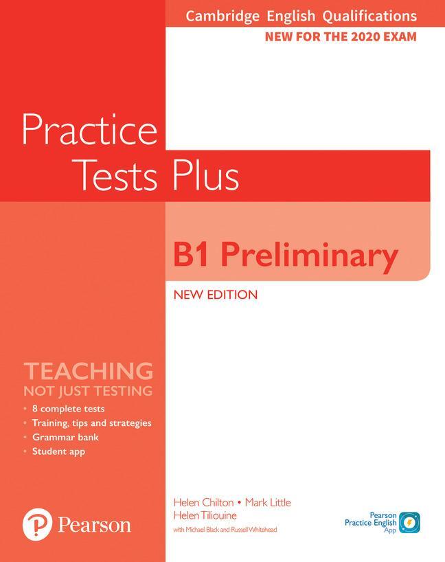 Cover: 9781292282152 | Cambridge English Qualifications: B1 Preliminary Practice Tests Plus