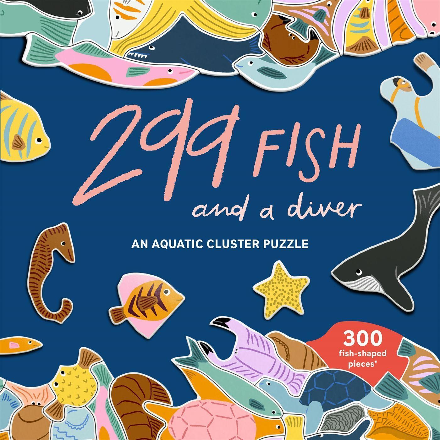Cover: 9780857829535 | 299 Fish (and a Diver) 300 Piece Puzzle: An Aquatic Cluster Puzzle