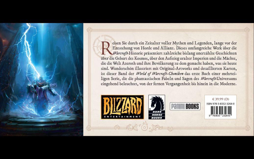 Rückseite: 9783833232640 | World of Warcraft - Chroniken Band 1 | Buch | 192 S. | Deutsch | 2016