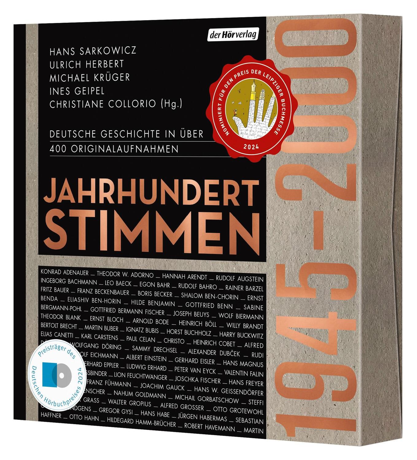 Cover: 9783844549027 | Jahrhundertstimmen 1945-2000 - Deutsche Geschichte in über 400...