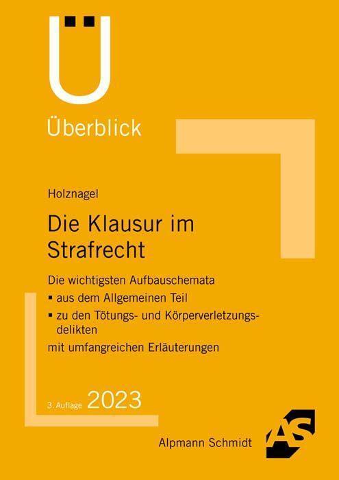 Cover: 9783867528580 | Die Klausur im Strafrecht | Sascha Holznagel | Taschenbuch | Deutsch