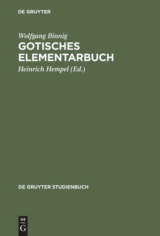 Cover: 9783110149326 | Gotisches Elementarbuch | Wolfgang Binnig | Buch | 169 S. | Deutsch