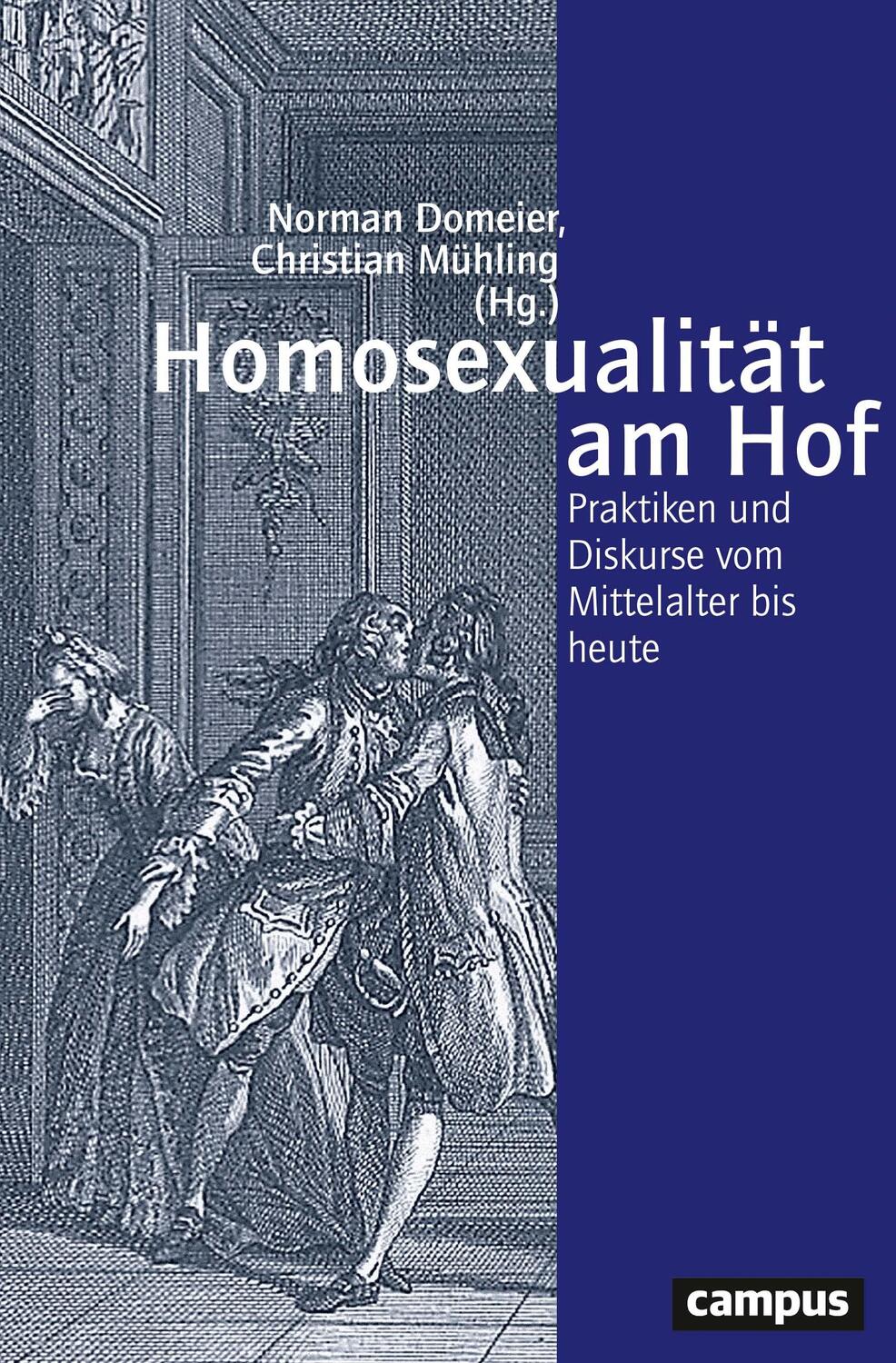 Cover: 9783593510767 | Homosexualität am Hof | Norman Domeier (u. a.) | Taschenbuch | Deutsch