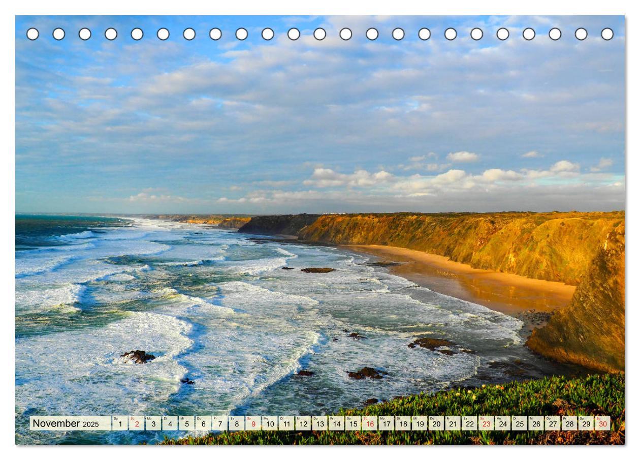 Bild: 9783435273454 | Portugal - Rota Vicentina (Tischkalender 2025 DIN A5 quer),...