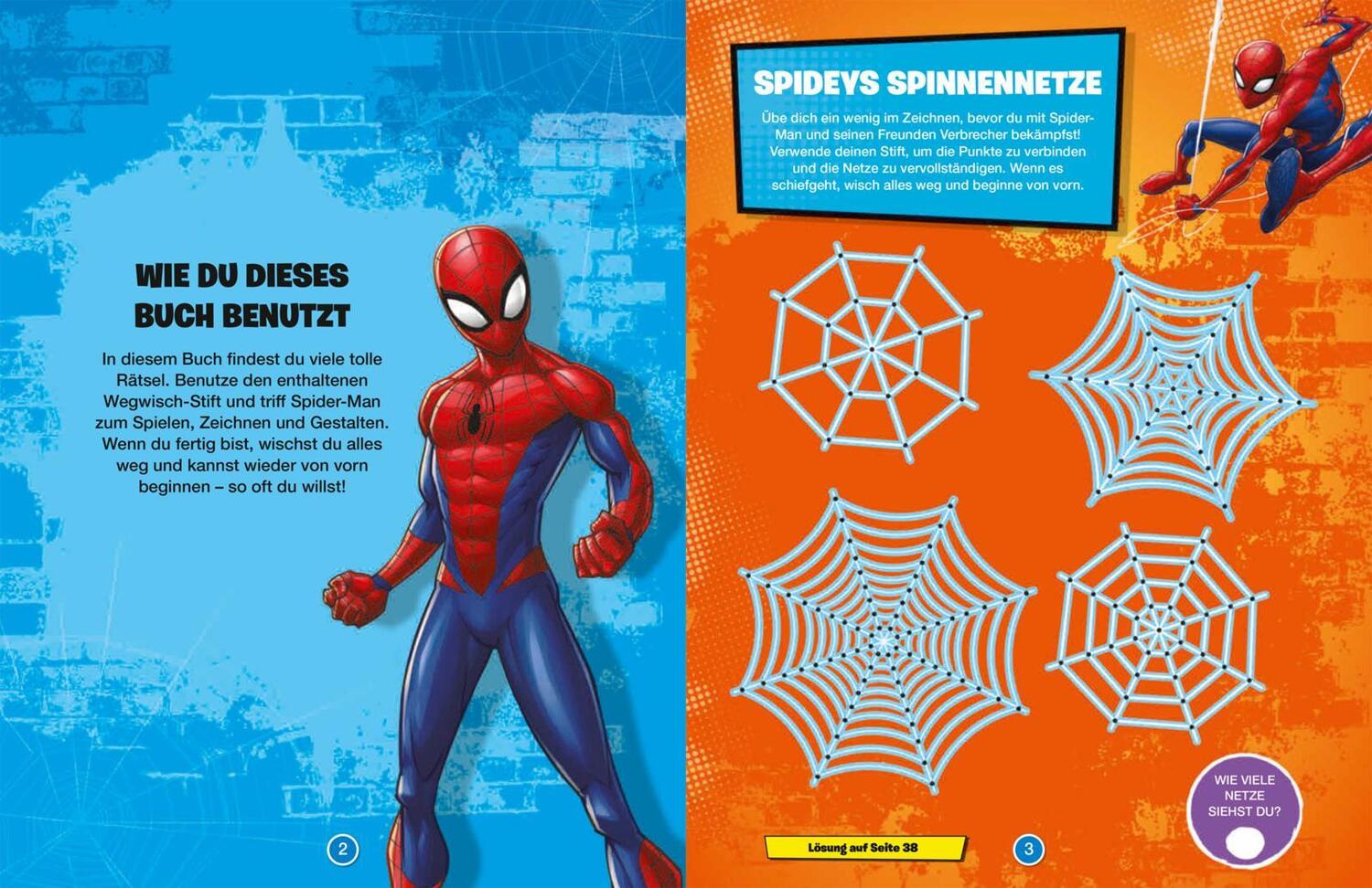 Bild: 9783845124162 | Marvel: Spider-Man Wisch &amp; Weg - Spielspaß | Taschenbuch | MARVEL