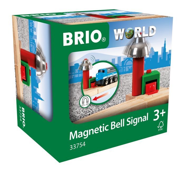 Cover: 7312350337549 | BRIO World 33754 Magnetisches Glockensignal - Eisenbahnzubehör für...