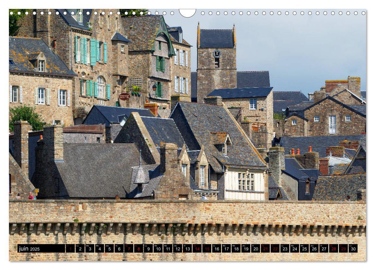 Bild: 9781325948918 | Mont Saint-Michel (Calendrier mural 2025 DIN A3 vertical), CALVENDO...