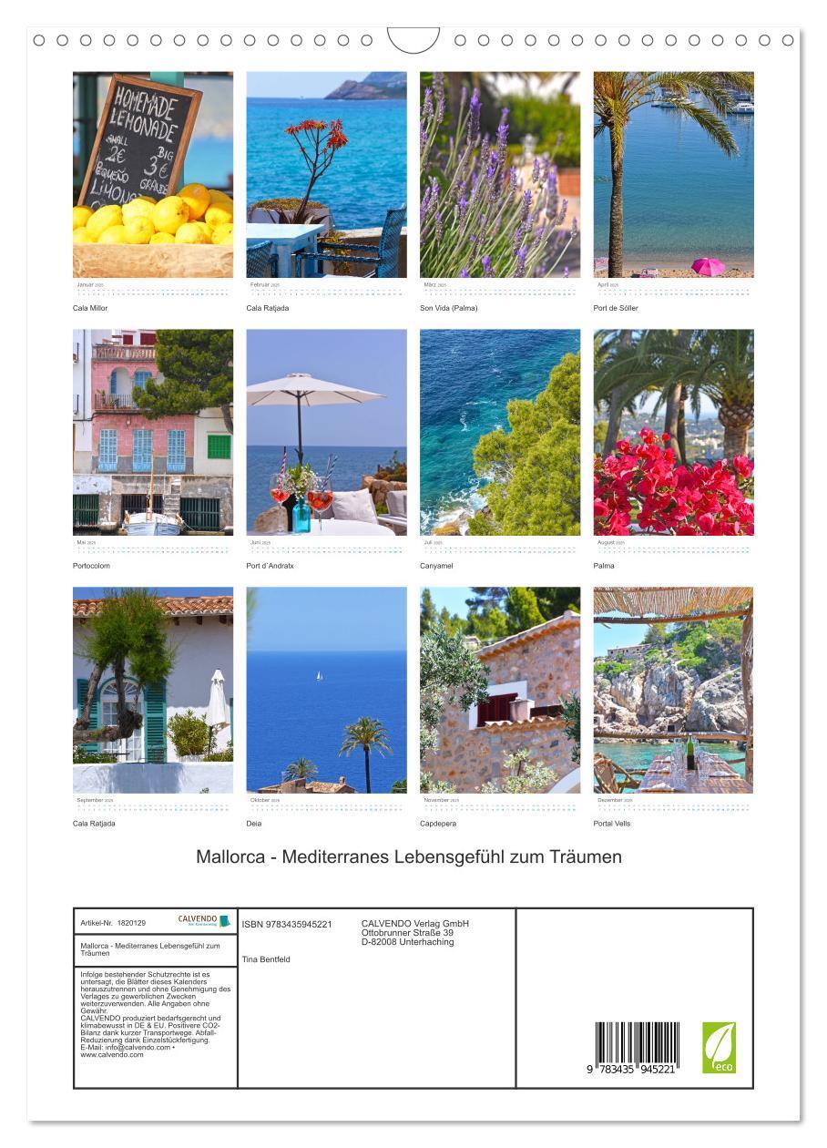 Bild: 9783435945221 | Mallorca - Mediterranes Lebensgefühl zum Träumen (Wandkalender 2025...