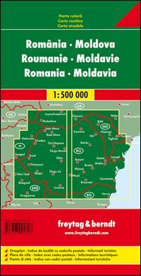Cover: 9783707905717 | Rumänien - Moldawien, Straßenkarte 1:500.000, freytag &amp; berndt | 2021