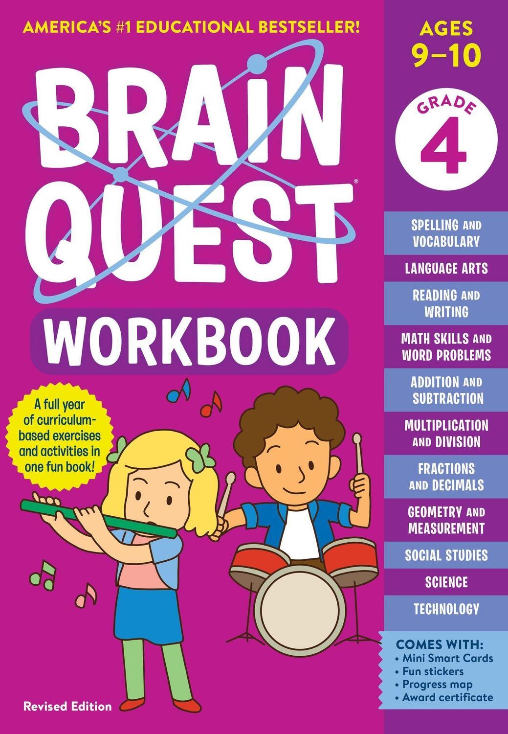 Cover: 9781523517381 | Brain Quest Workbook: 4th Grade | Workman Publishing | Taschenbuch