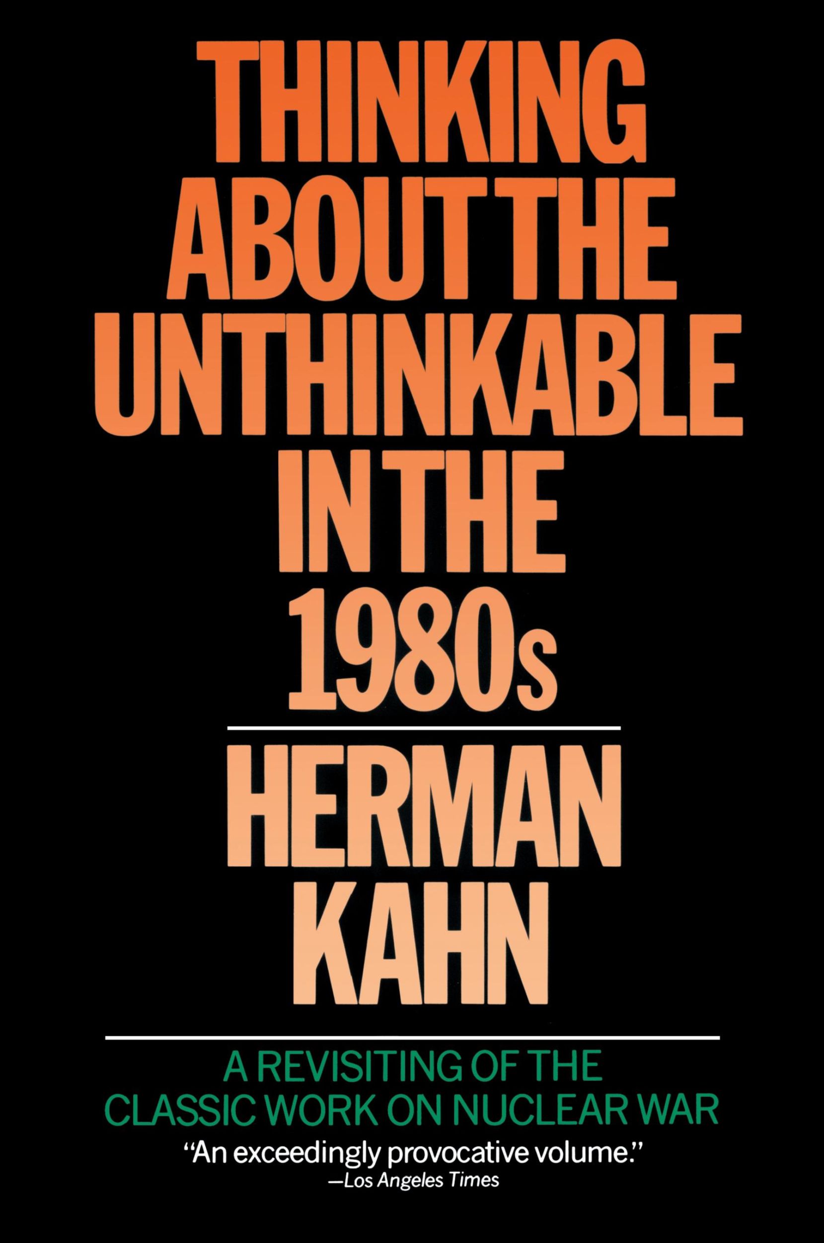 Cover: 9780671604493 | Thinking Unth 80sp | Herman Kahn | Taschenbuch | Englisch | 1985