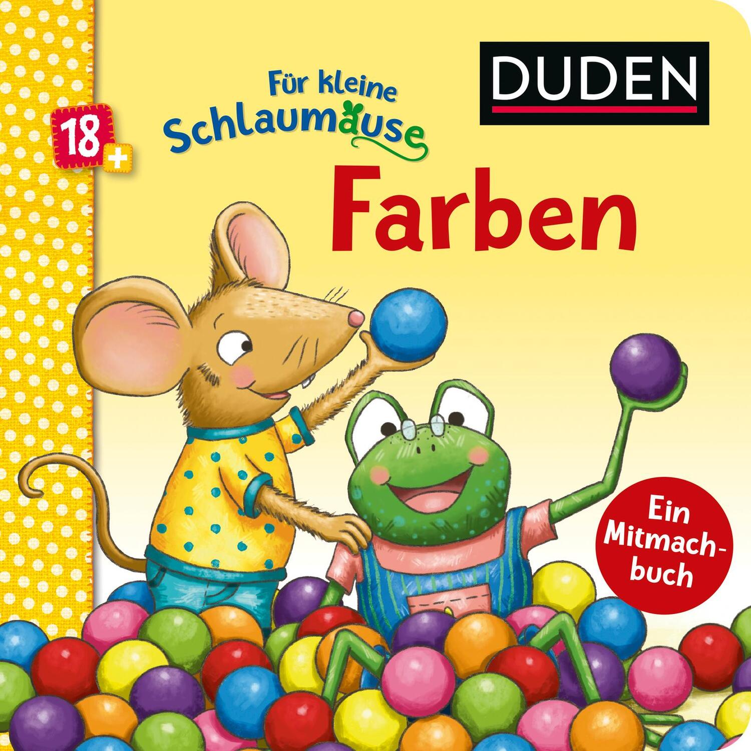 Cover: 9783737336260 | Duden 18+: Für kleine Schlaumäuse: Farben (Lustiges Mitmach-Buch...