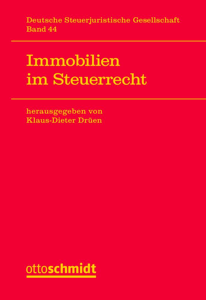 Cover: 9783504620462 | Immobilien im Steuerrecht | Klaus-Dieter Drüen | Buch | IX | Deutsch