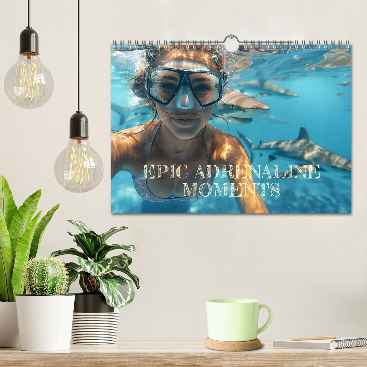 Bild: 9781325987900 | Epic Adrenaline Moments (Wall Calendar 2025 DIN A4 landscape),...