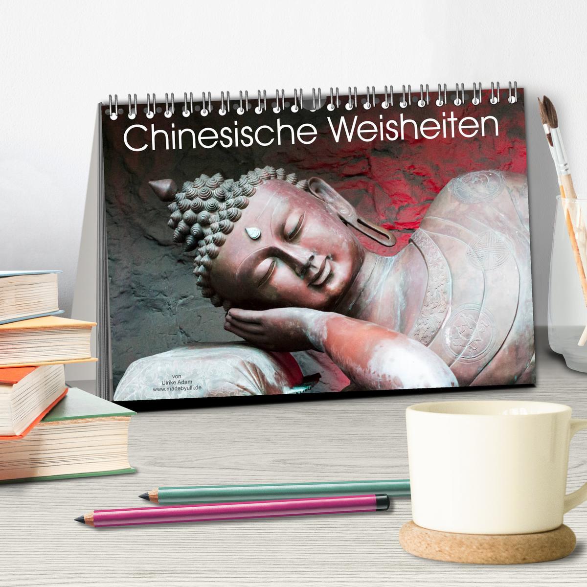 Bild: 9783435249077 | Chinesische Weisheiten (Tischkalender 2025 DIN A5 quer), CALVENDO...