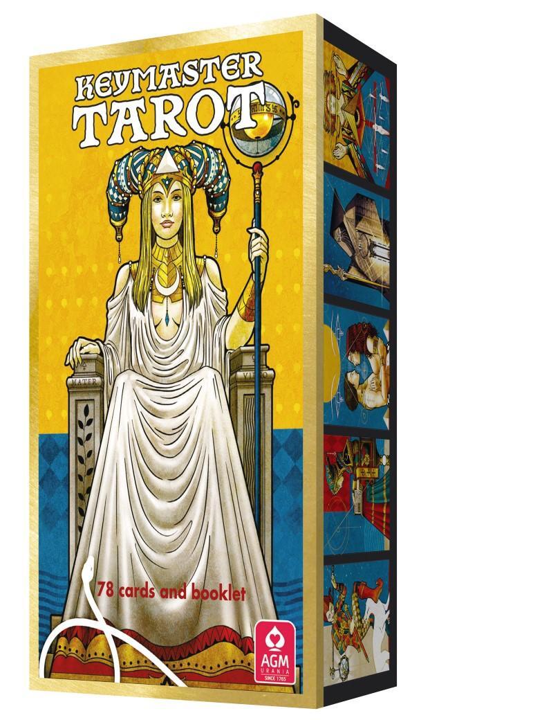 Bild: 9783038194873 | Keymaster Tarot (GB Edition) | 78 cards with instructions | Schwarz