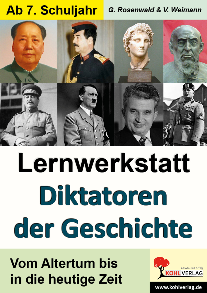 Cover: 9783956867743 | Lernwerkstatt Diktatoren der Geschichte | Gabriela Rosenwald (u. a.)