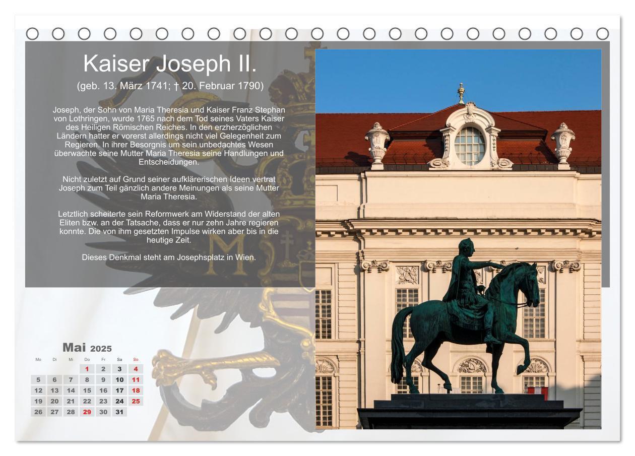 Bild: 9783435710560 | Auf den Spuren der Habsburger (Tischkalender 2025 DIN A5 quer),...