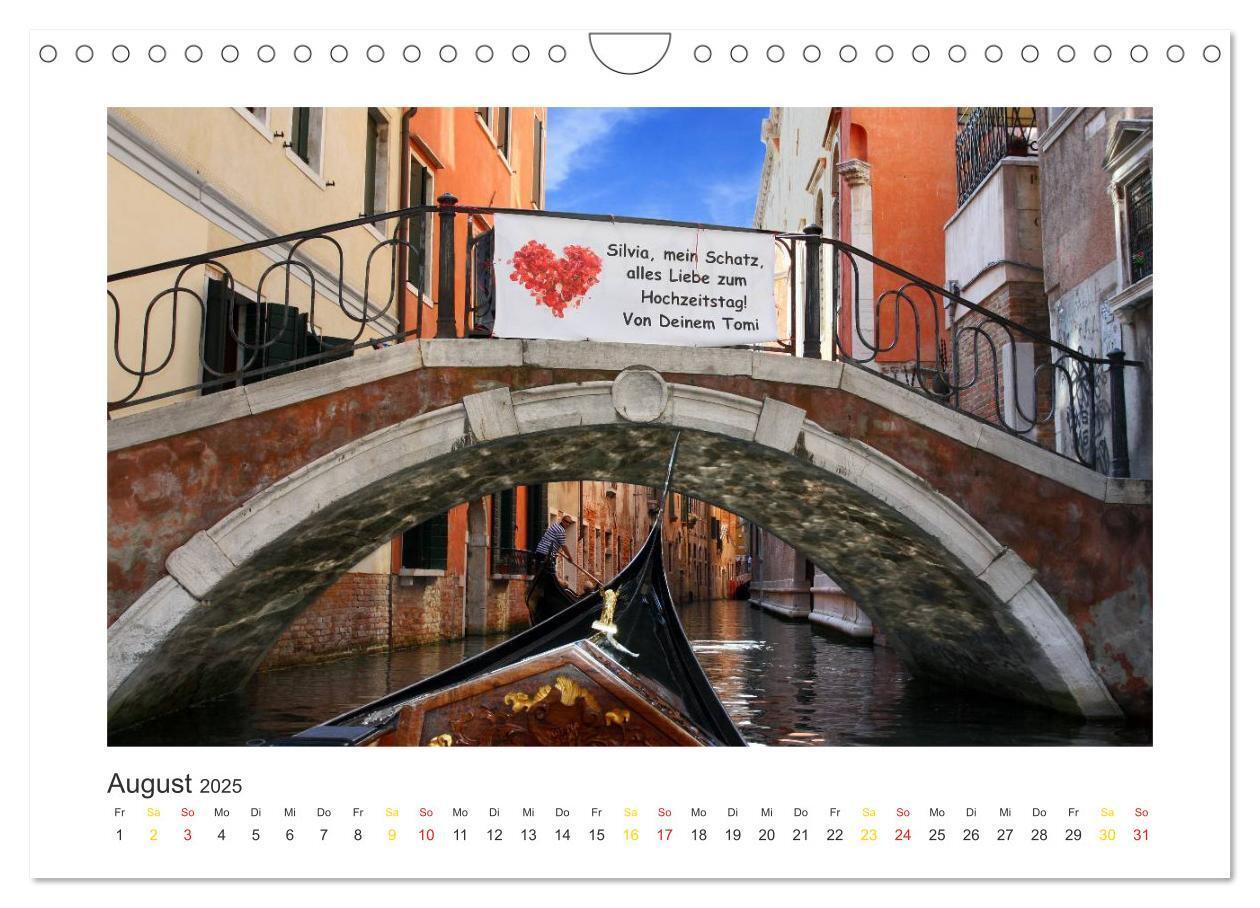 Bild: 9783435820450 | Venedig (Wandkalender 2025 DIN A4 quer), CALVENDO Monatskalender