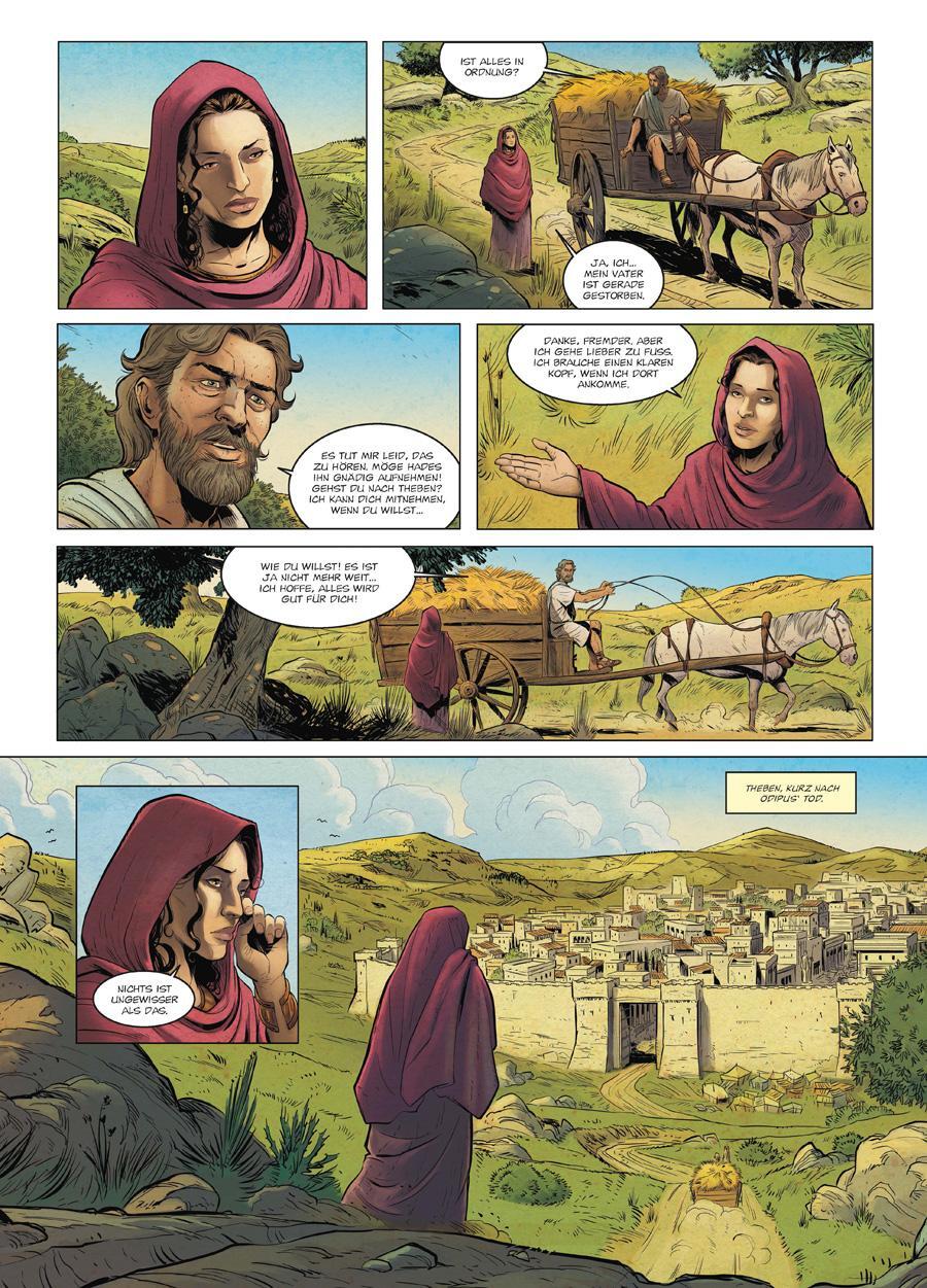 Bild: 9783958392946 | Mythen der Antike: Antigone (Graphic Novel) | Luc Ferry (u. a.) | Buch