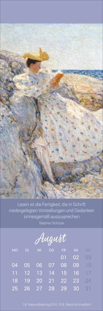 Bild: 9783756407248 | Frauen &amp; Lesen Lesezeichen &amp; Kalender 2025 | Kalender | Geblockt