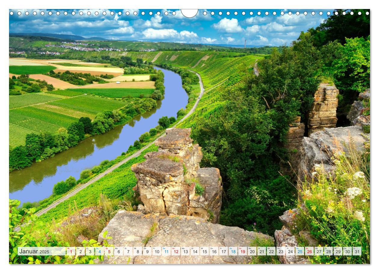 Bild: 9783383911293 | Romantische Orte am Neckar (Wandkalender 2025 DIN A3 quer),...