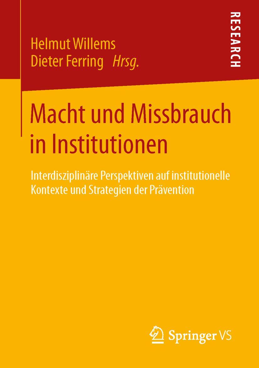 Cover: 9783658042967 | Macht und Missbrauch in Institutionen | Dieter Ferring (u. a.) | Buch