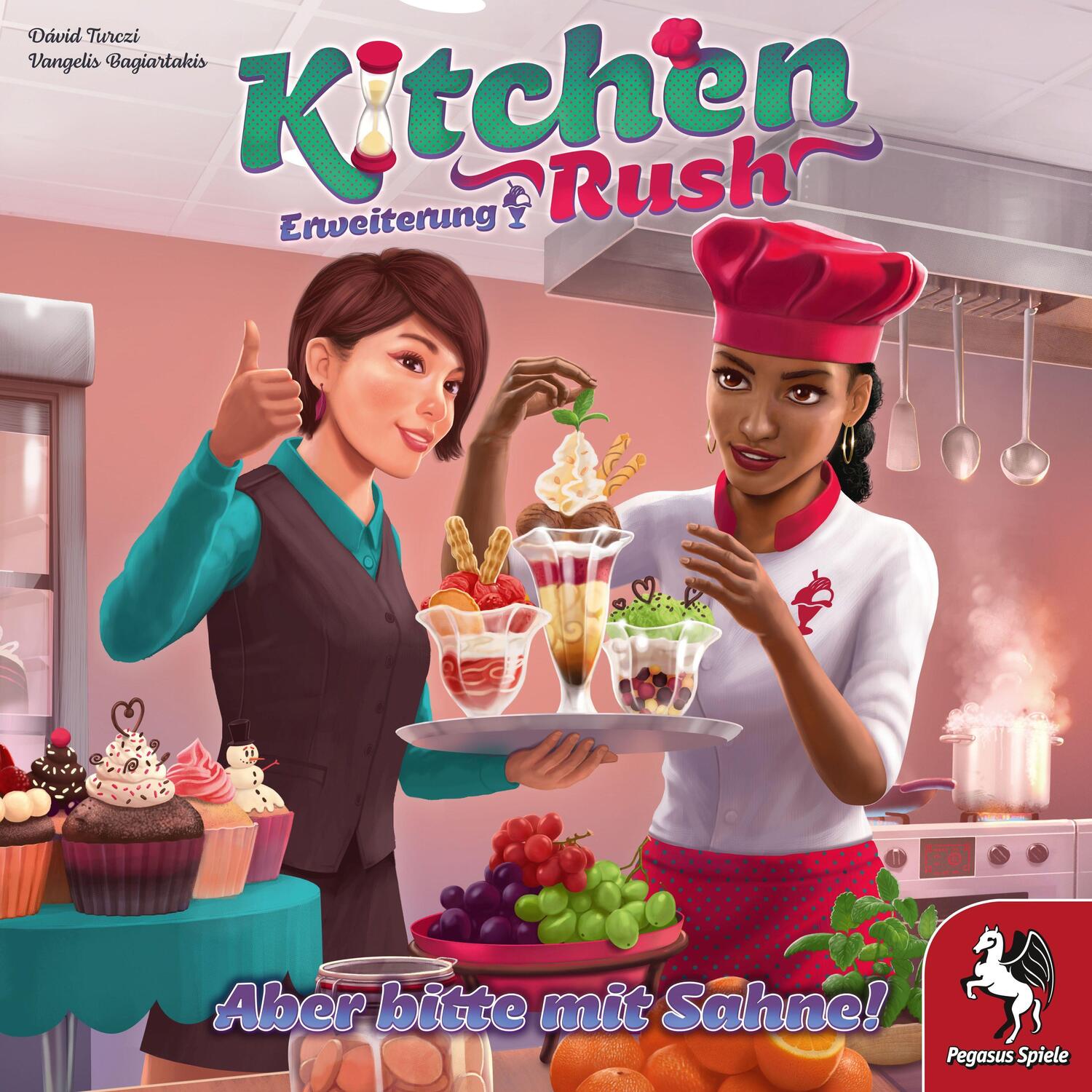 Cover: 4250231726767 | Kitchen Rush: Aber bitte mit Sahne [Erweiterung] | Spiel | Deutsch