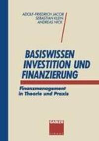 Cover: 9783409140669 | Basiswissen Investition und Finanzierung | Jacob (u. a.) | Taschenbuch