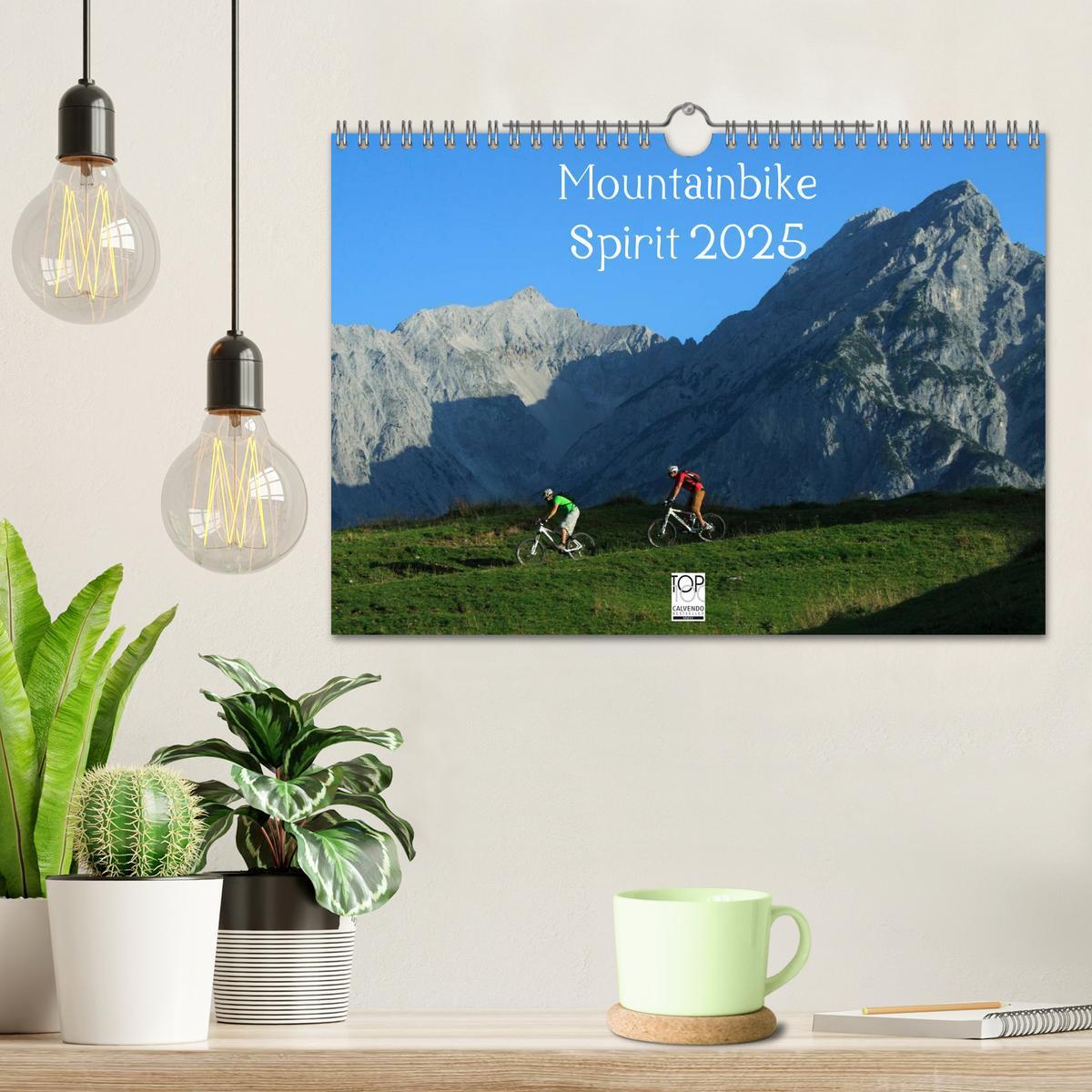 Bild: 9783435834044 | Mountainbike Spirit 2025 (Wandkalender 2025 DIN A4 quer), CALVENDO...