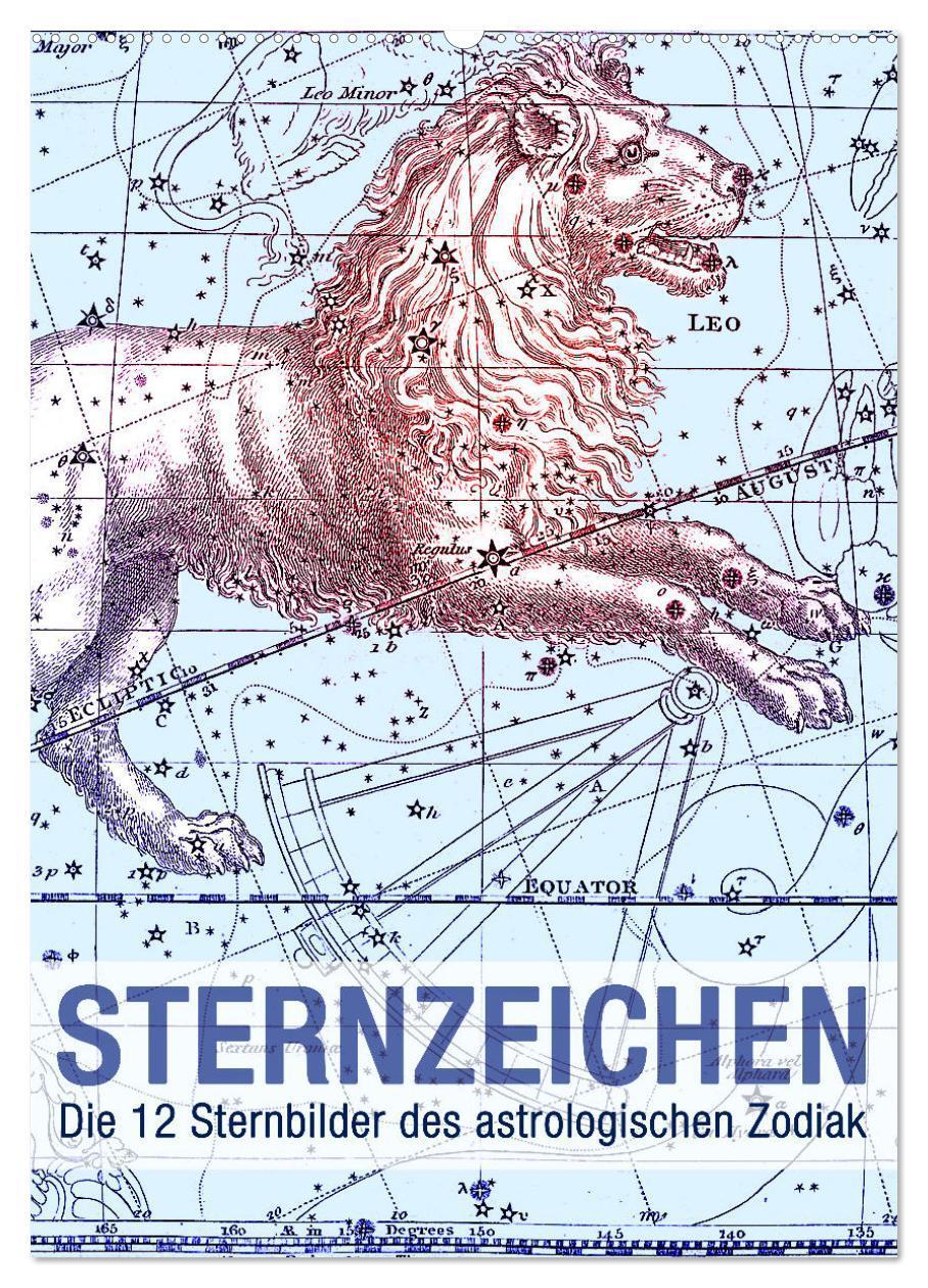 Cover: 9783675980501 | Sternzeichenkalender (Wandkalender 2024 DIN A2 hoch), CALVENDO...