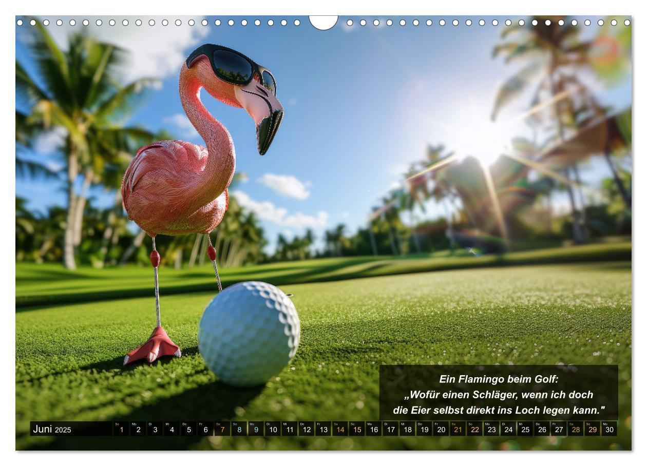 Bild: 9783457155516 | Der tierisch lustige Golfkalender (Wandkalender 2025 DIN A3 quer),...