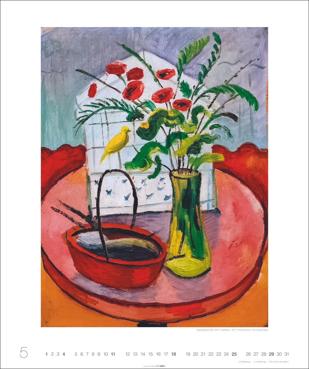 Bild: 9783839900796 | August Macke Edition Kalender 2025 | Kalender | Spiralbindung | 14 S.