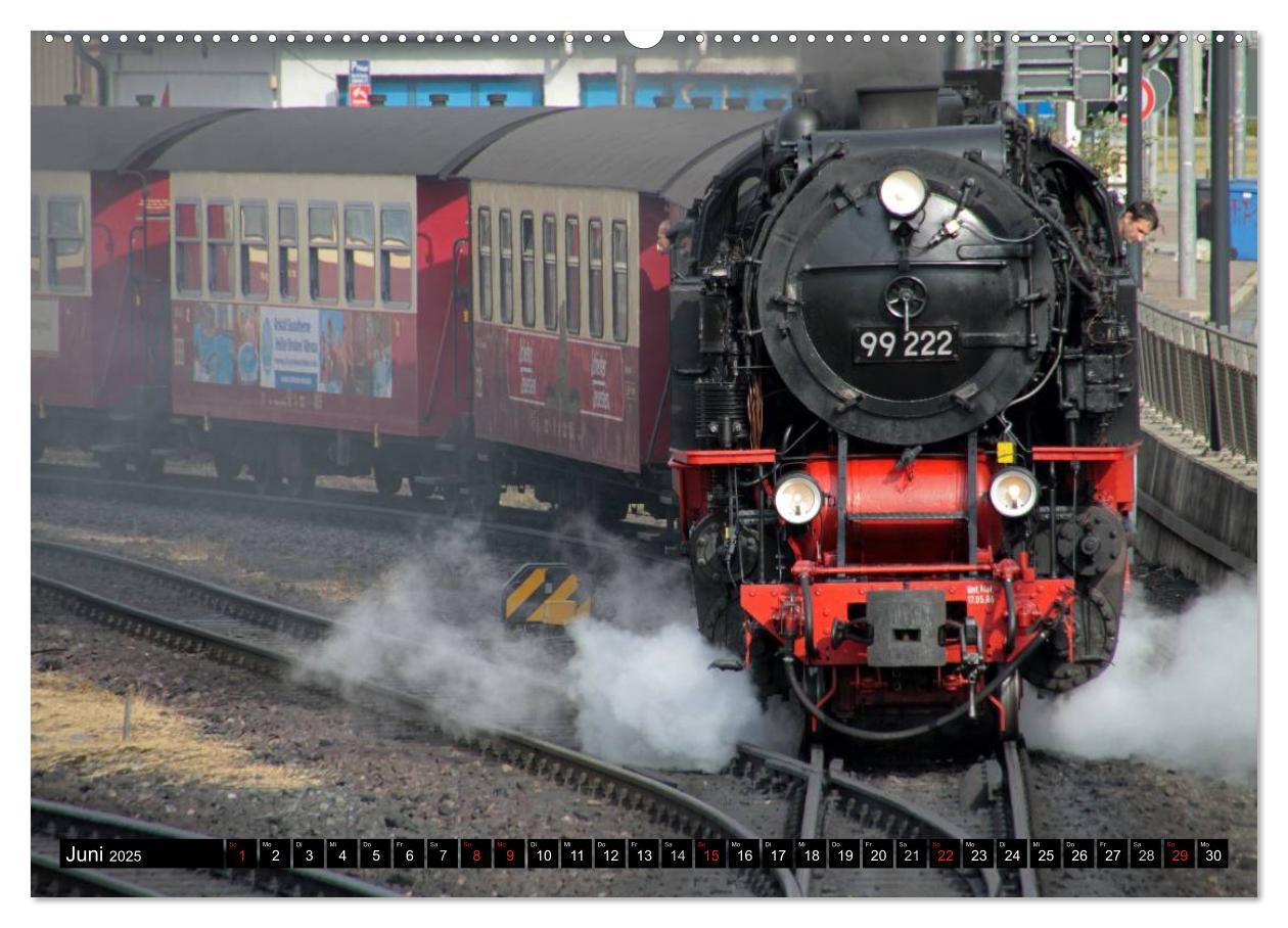 Bild: 9783435754175 | Die Brockenbahn - Mit Volldampf durch den Harz (Wandkalender 2025...