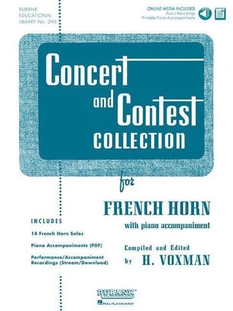 Cover: 9781423477235 | Concert and Contest Collection for French Horn: Solo Book with...