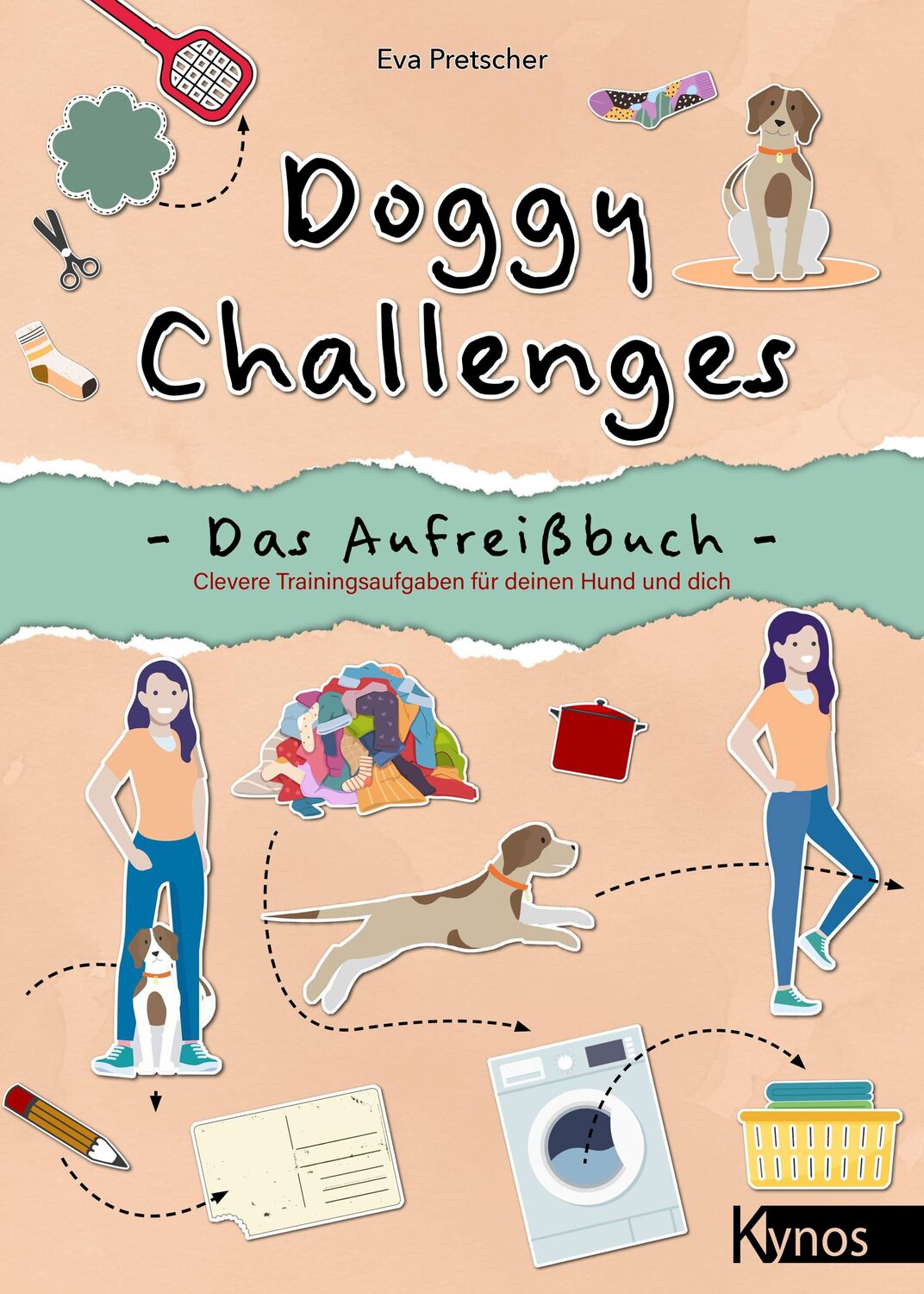 Cover: 9783954643318 | Doggy Challenges - Das Aufreißbuch | Eva Pretscher | Taschenbuch