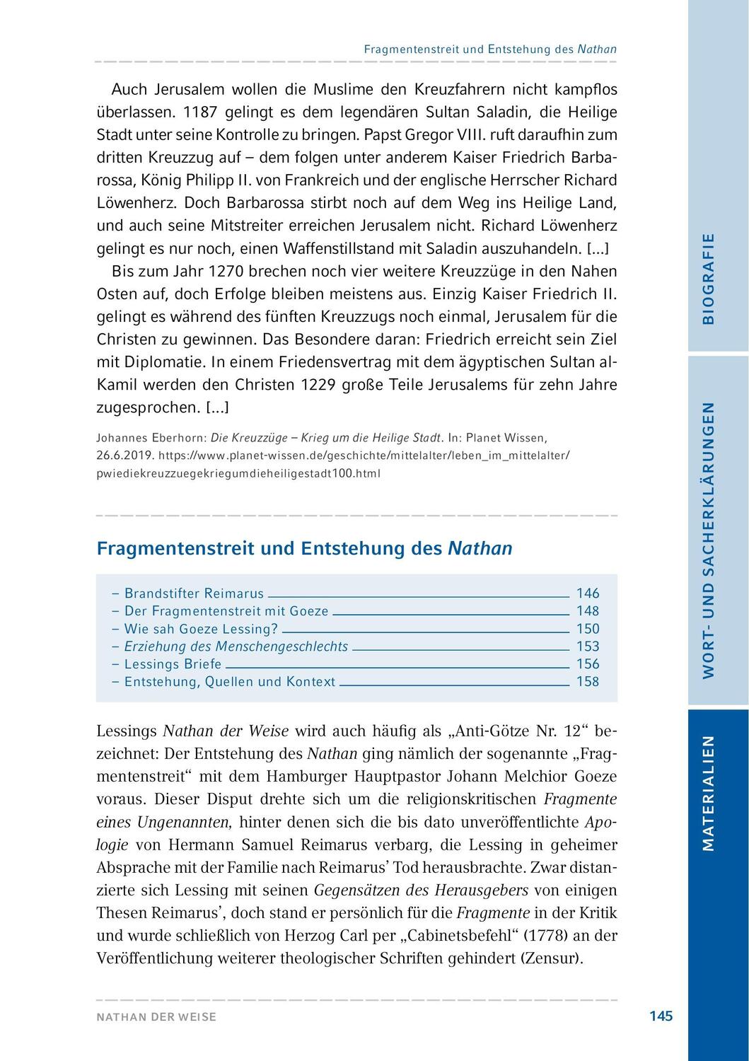 Bild: 9783804425958 | Nathan der Weise | Hamburger Leseheft plus Königs Materialien | Buch