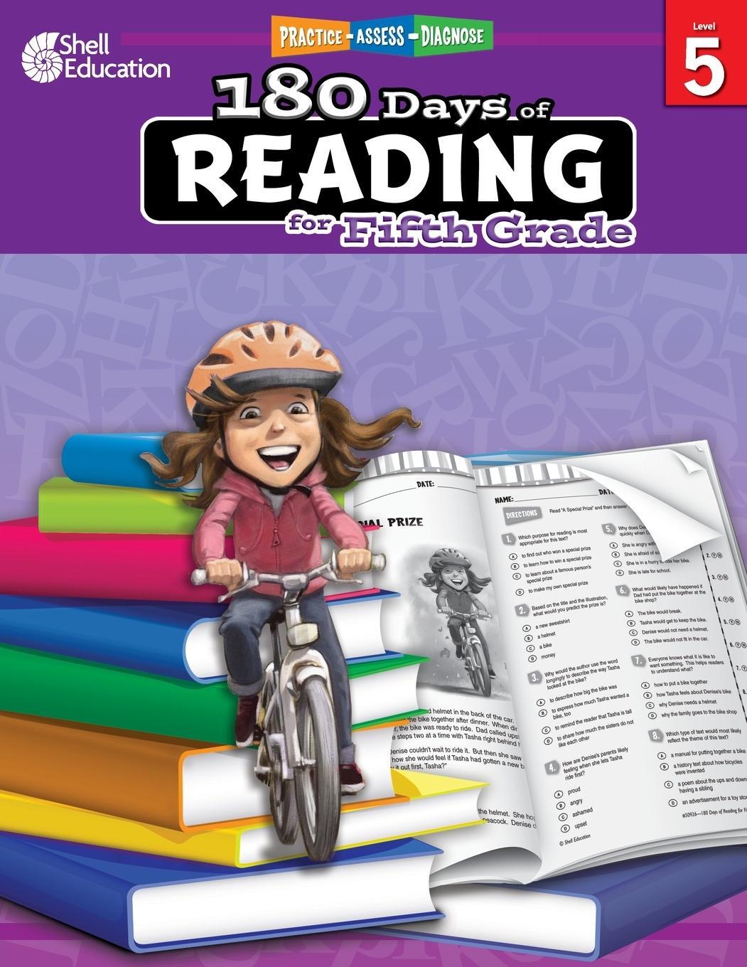 Cover: 9781425809263 | 180 Days of Reading for Fifth Grade | Practice, Assess, Diagnose