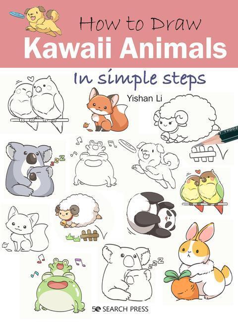Cover: 9781782219187 | How to Draw: Kawaii Animals | In Simple Steps | Yishan Li | Buch