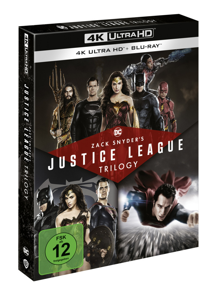 Bild: 5051890327482 | Zack Snyder's Justice League Trilogy 4K, 4 UHD-Blu-ray + 4 Blu-ray