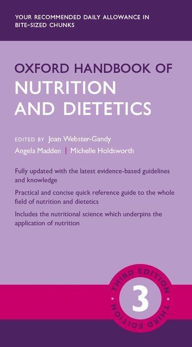 Cover: 9780198800132 | Oxford Handbook of Nutrition and Dietetics | Taschenbuch | Englisch