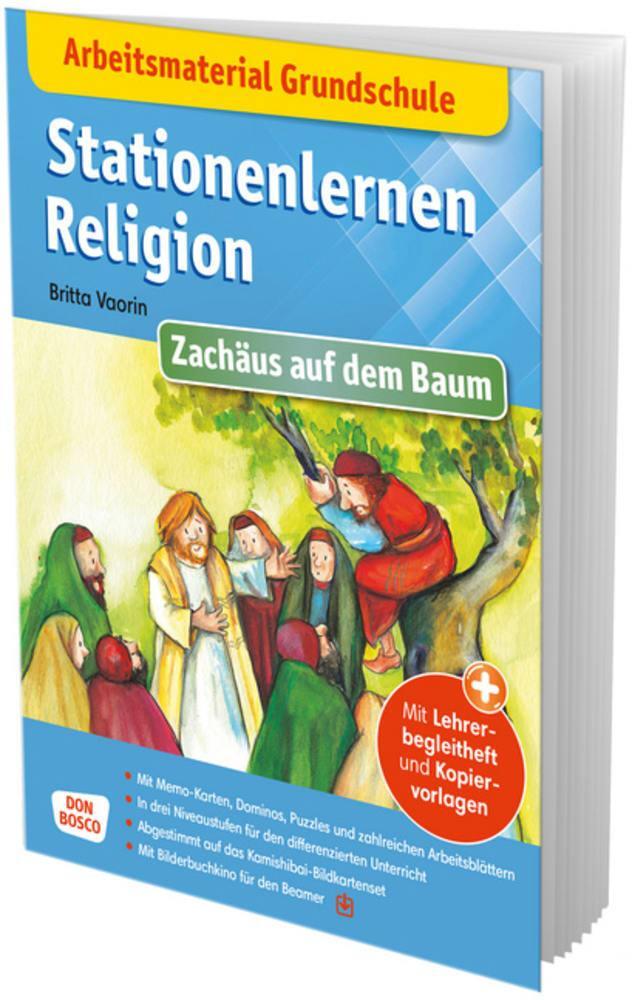 Cover: 9783769824599 | Arbeitsmaterial Grundschule. Stationenlernen Religion: Zachäus auf...